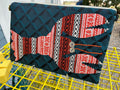 Teal Diamond Lobster Bag