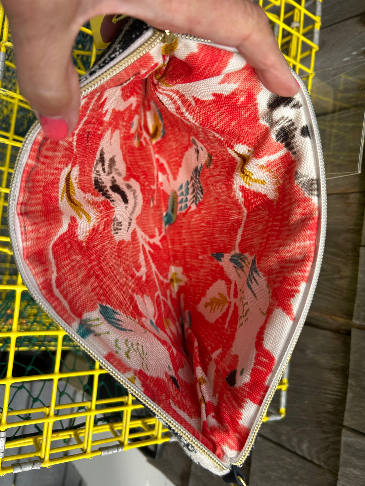 Sparkle Lobster Bag with Berry Antennae