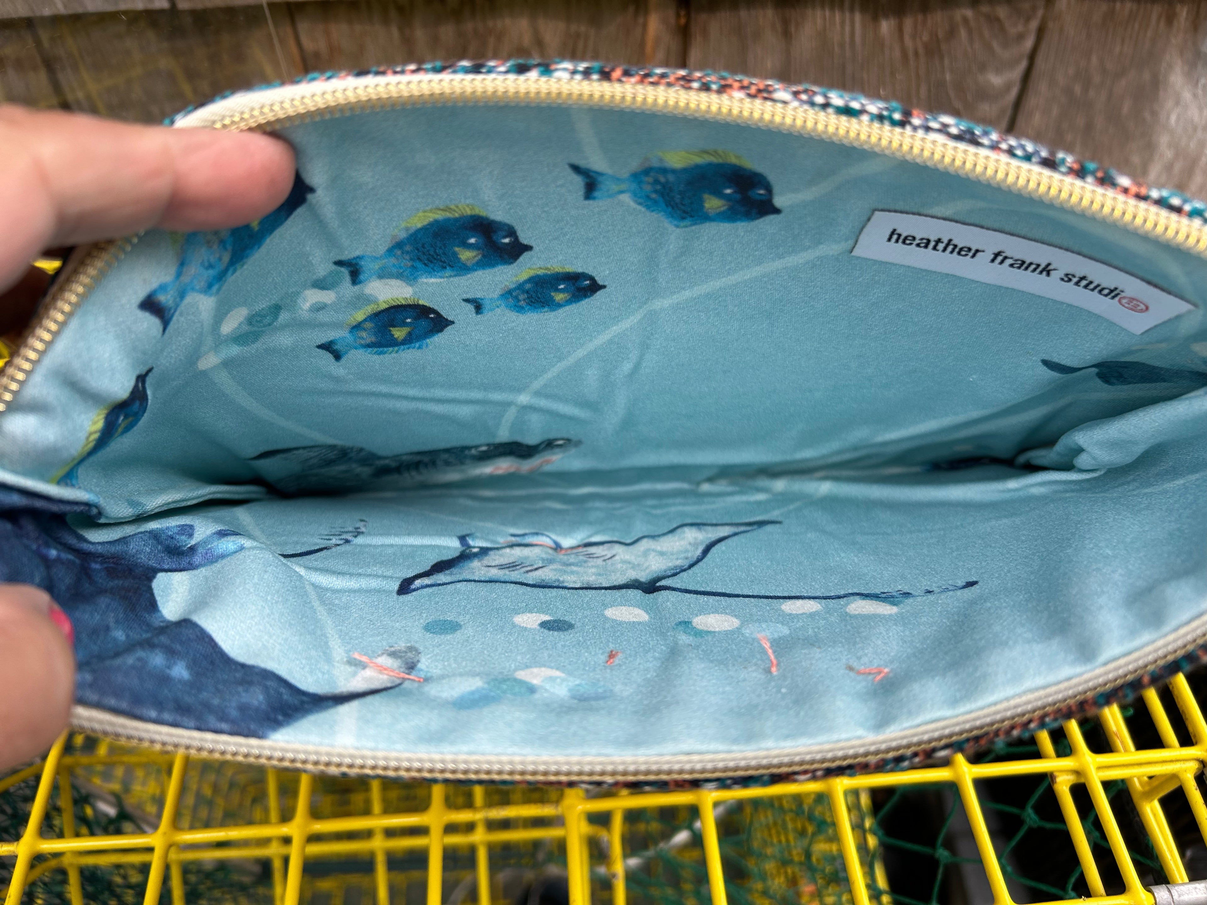 Sea Creatures Inside Lobster Bag