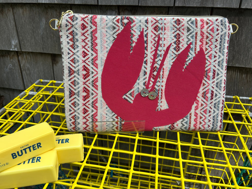Boho Pink Lobster Bag