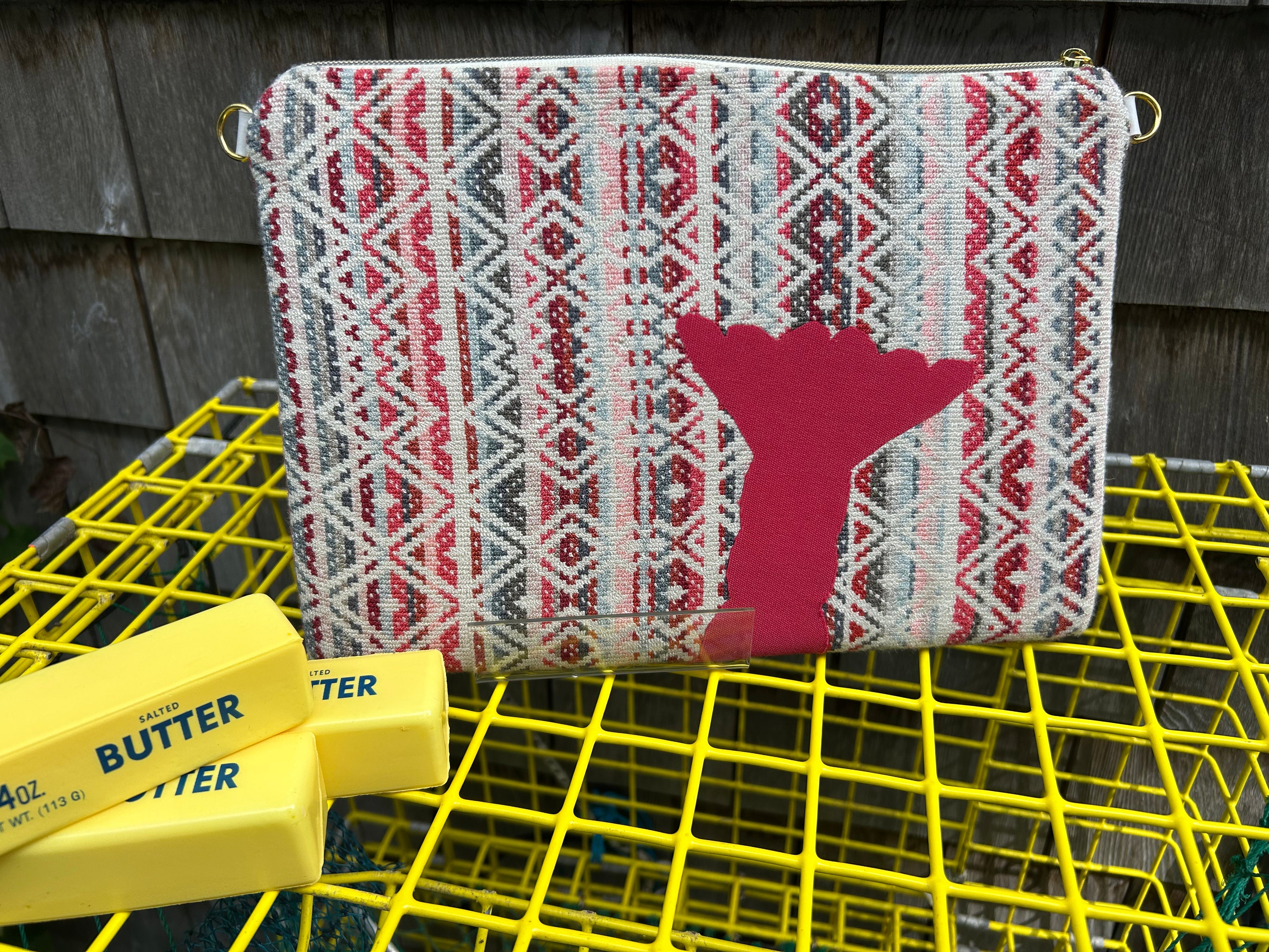 Boho Pink Lobster Bag